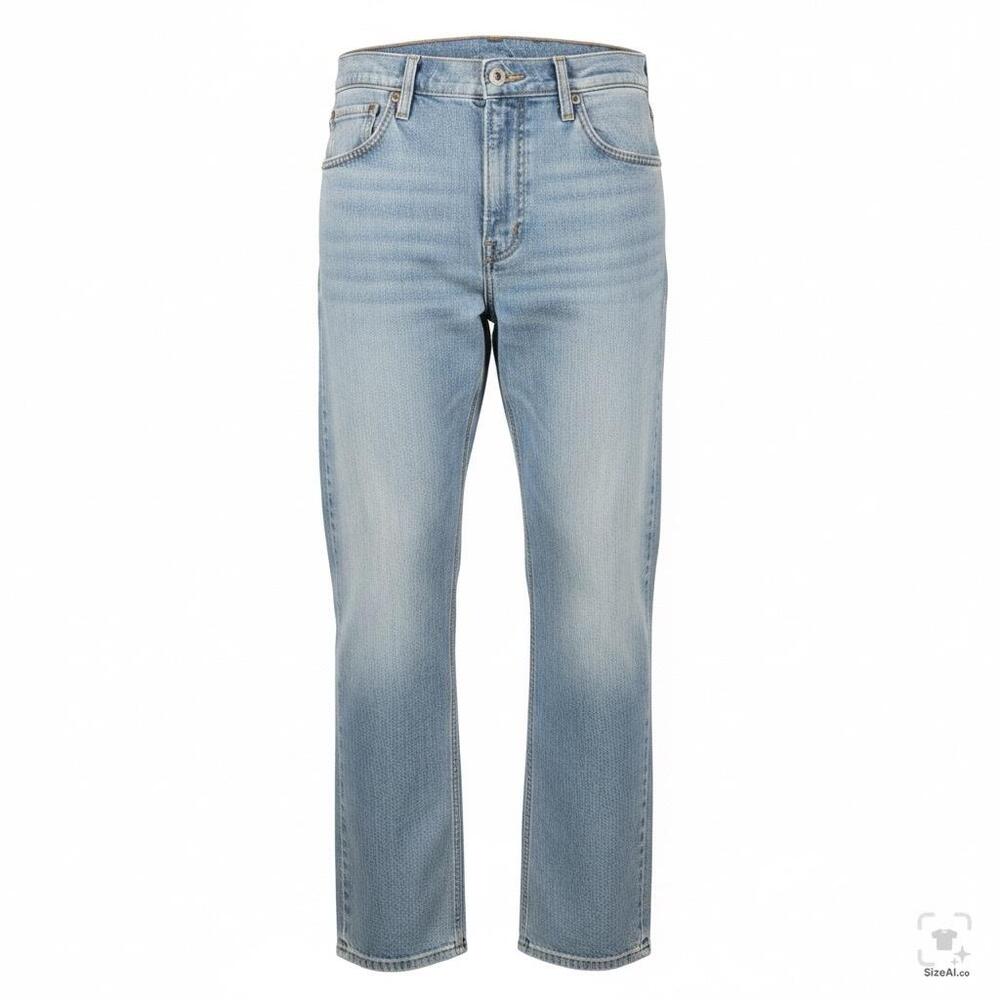 Levis 511 Jeans Mens 34x30 Light Wash Blue Denim Slim Fit Tapered Leg Stretch